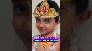 Ram as Krishna #krishnacostume #kidsactivities #indianmominusa #youtubeshorts