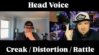 Alex Shelest Vocal Lessons - Working on Creak / Distortion / Rattle in Head Voice
