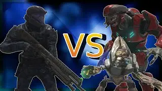 AI Battle - ODSTs vs Covenant (Halo 2 Anniversary)
