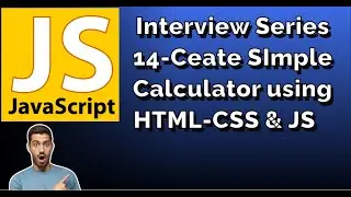 create calculator in Html Css & javaScript
