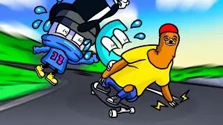 We Skateboard Down Huge Mountains at Insane Speeds in Driftwood!