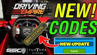 ⚠️WINTER UPDATE CODES⚠️DRIVING EMPIRE CODES 2023 -DRIVING EMPIRE CODES - CODES FOR DRIVING EMPIRE