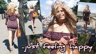 Crossdresser feeling happy 😊
