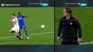 Lesión de Ocampos, expulsión de Djené y enfrentamiento de Lopetegui vs Bordalàs