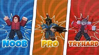 ROBLOX ARSENAL NOOB vs PRO vs TRYHARD