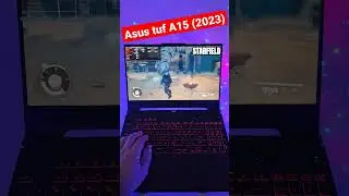 ASUS TUF A15 (2023) rtx4060+7735HS | Starfield 1080p Medium settings mini benchmark