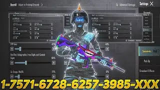 New Update 4.1⚡Best Sensitivity Code + Control Settings Pubg Mobile/Bgmi Sensitivity 2025