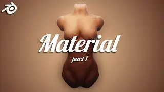 How to Make Stylized Skin material in Blender | Material Creation #1