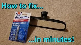 How to ATTACH a REARVIEW MIRROR
