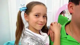 The Floor is Lava Challenge! Sophia and funny stories with dad - The Floor is Lava