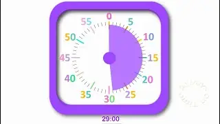 29-minute visual timer