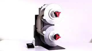 Dual Spindle Label Rewinder / Unwinder | TWIN-CAT-3