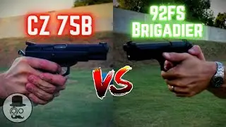 CZ 75B vs. Beretta 92FS Brigadier - Battle of the Retro Hammer guns