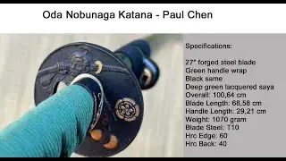 ODA NOBUNAGA KATANA - PAUL CHEN - SAMURAI SWORD