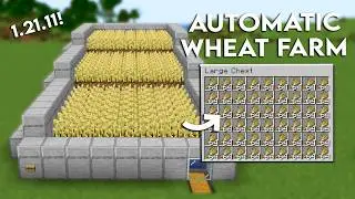 Easy Automatic Wheat Farm Tutorial in Minecraft 1.21 | Java & Bedrock