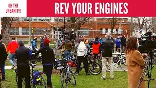 Neighbourhood Demonstration for Montreal's REV (Express Bike Network)