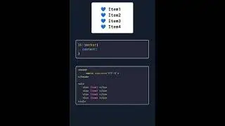 Customise List in CSS 