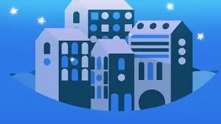 Speedart City Illustration