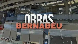 Obras interior Santiago Bernabéu hoy remodelación  22 Abril 2024