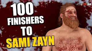 WWE 2K24 : 100 Finishers To Sami Zayn