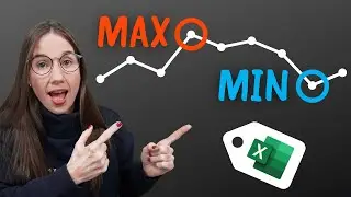 Highlight the MAXIMUM and MINIMUM values ​​of your chart in EXCEL.