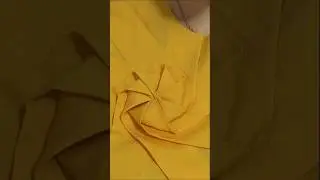 Beautiful drape without cutting the fabric / Watch detailed video of sewing at the link 👆🏻👆🏻