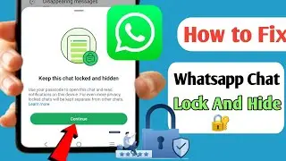 How To Hide Whatsapp Chats 2024 | Whatsapp chats Hide Kaise Kare | Hide Chats On Whatsapp