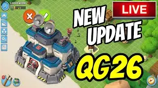 NEW UPDATE QG 26 (AO VIVO) | Boom Beach