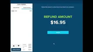 Duet POS System - Performing a Refund