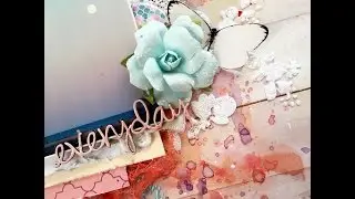 Step by step layout for Lindy's stamp gang