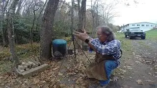 How to forge a chain and pot hook
