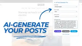 AI Post Generator Pro - Demo Video