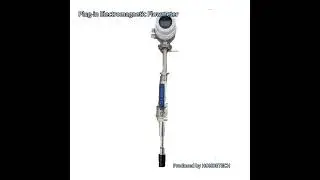Plug in electromagnetic flow meter