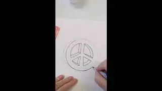 Drawing a Peace Symbol