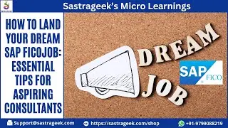 How to Land Your Dream SAP FICO Job: Essential Tips for Aspiring Consultants