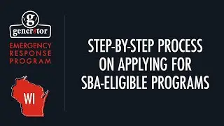 Wisconsin: Emergency Response Program - Step-by-step process on applying for SBA-eligible programs