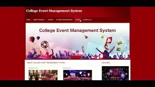 College Event Management System Php Project