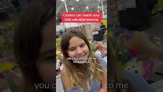 Teaching my daughter a lesson at Costco! 