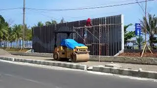 Wajah Baru Kampung Turis Progress Pembangunan Lahan Parkir Bus di Pangandaran 2024