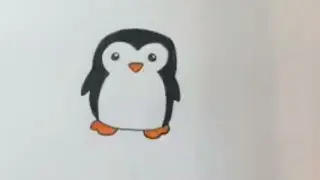 Как нарисовать ПИНГВИНА