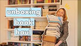 BIG UNBOXING BOOK HAUL (booktube made me buy it lolol)