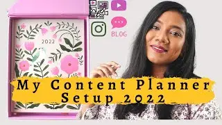Setting up my CONTENT PLANNER for 2022| HAPPY WAGON 2022 Planner Setup| Indian Planner Setup 2022