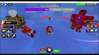 Anime Warriors Simulator 2 - THE FIRST TIER 3 BATTLE