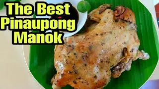 STEAMED WHOLE CHICKEN COOKED IN BANANA LEAVES & LEMON GRASS | BEST PINAUPONG MANOK