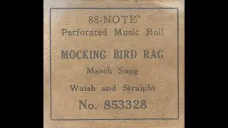 Mocking Bird Rag - Piano Roll