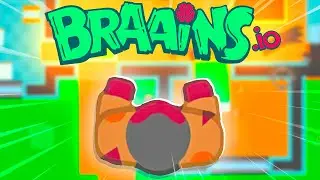 4-Player (MAX LVL) Zombie Survival In Braains.io