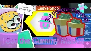Got the Gummy Mask! + 3-8 Presents Opening! | Bee Swarm Simulator
