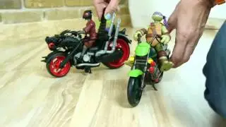 Мотоцикл Черепашки Ниндзя с фигуркой
