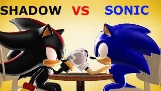 Sonic V.S Shadow - Cartoon Arm Wrestling Episode 4 [Animation]