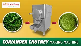 Coriander Chutney Making Machine | Coriander Chutney | Coriander Chutney Recipe | Blaze Machinery